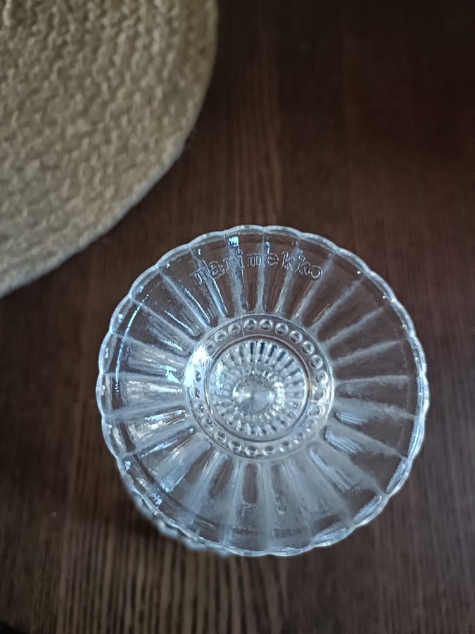 Marimekko Skål i glas på fot