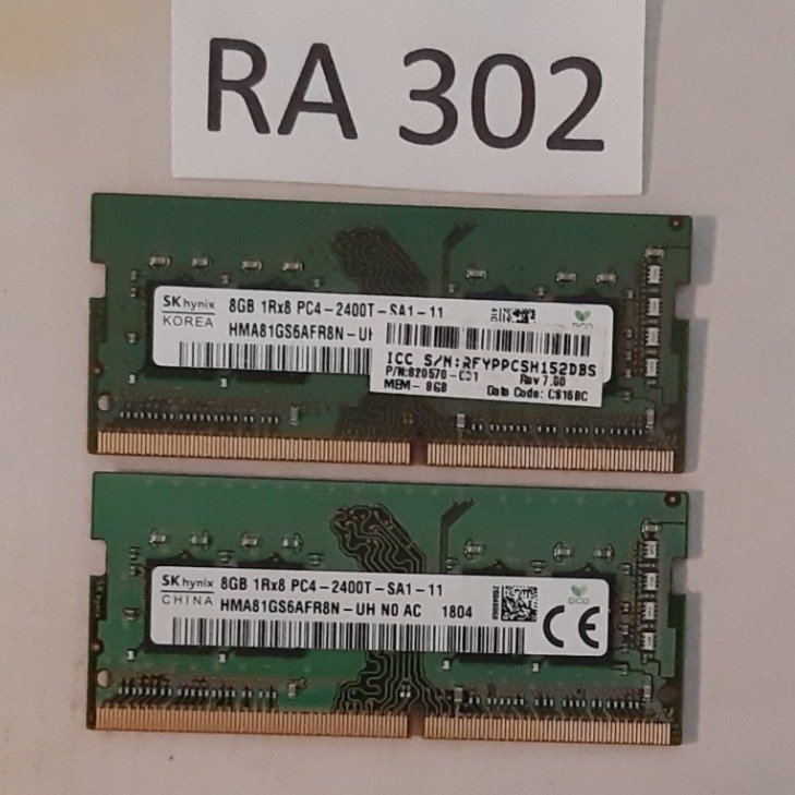 Ramminne DDR4 16GB (2x8GB) SK hynix  2400MHz för laptop