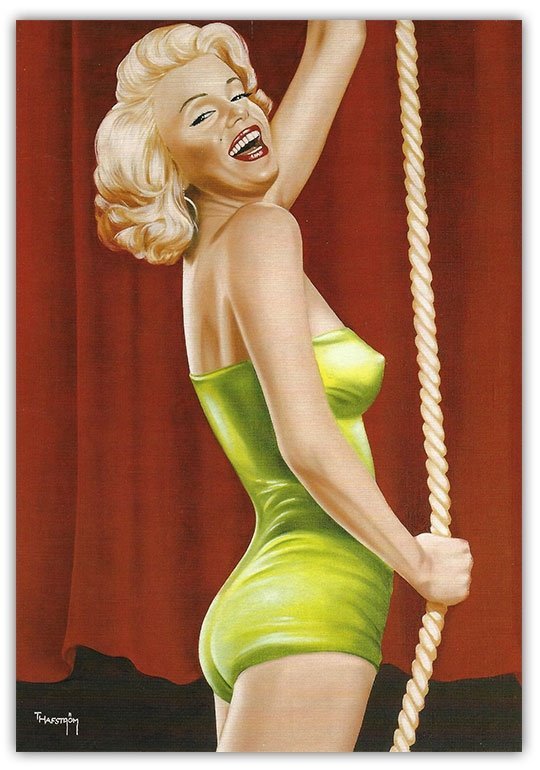 Nostalgisk Retro Marilyn Monroe 50x70cm