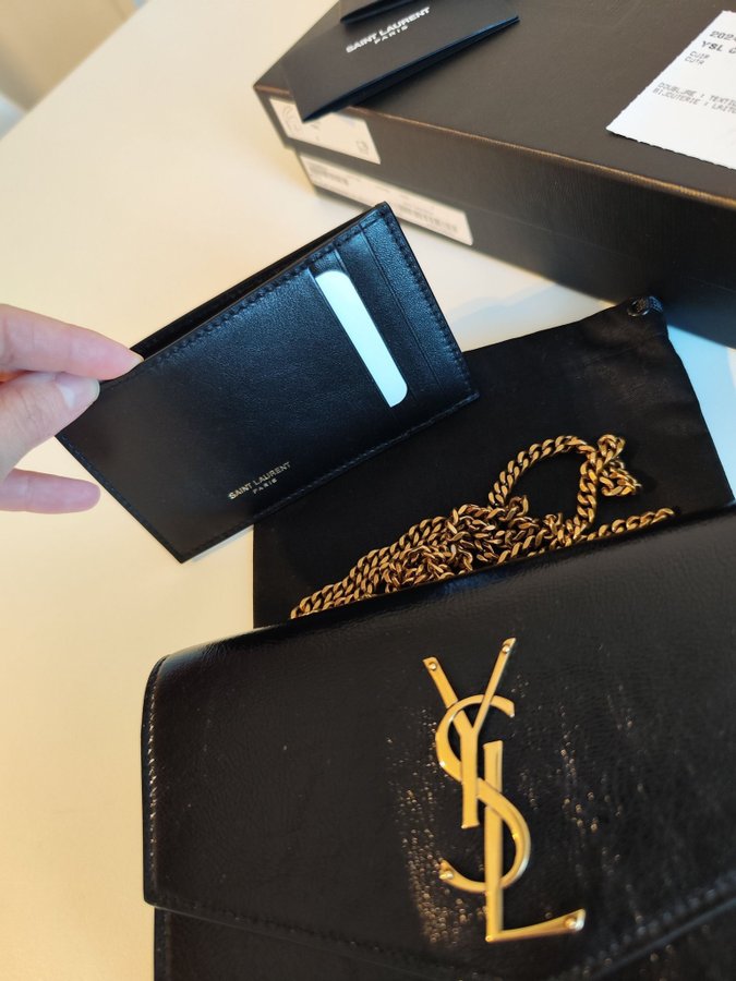 Ny Saint Laurent Uptown WOC med alla tillbehör