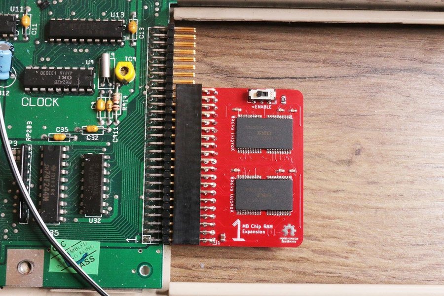 A500+ 1Mb Chip Ram Expansion för totalt 2mb Chip! A500Plus PLUS A500 Amiga