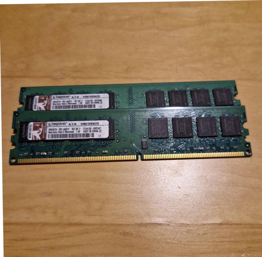 2st Kingston 1GB DDR2