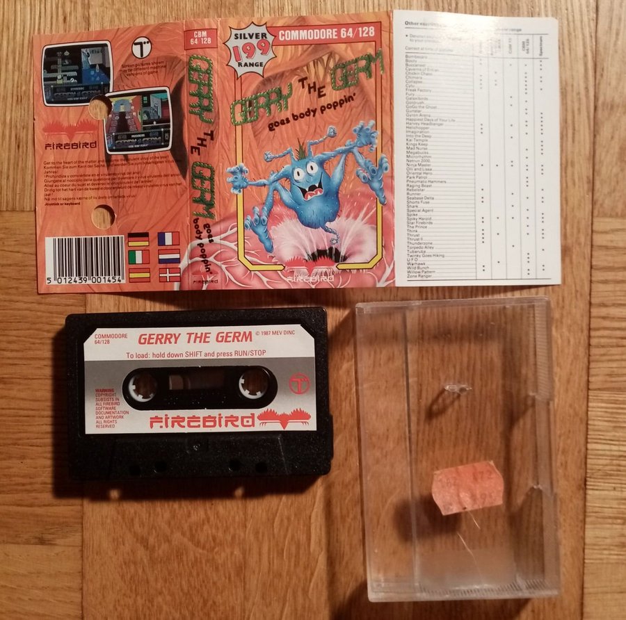 Gerry the Germ Goes Body Poppin (Firebird 199 Range) - Commodore 64/C64 Spel