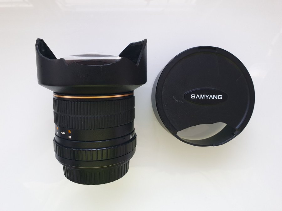 Samyang 14mm f/2,8 vidvinkel Objektiv