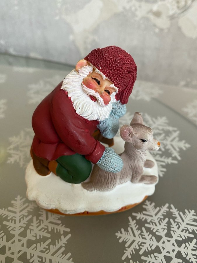 Bob Hersey Julfigur Tomte med Rensa