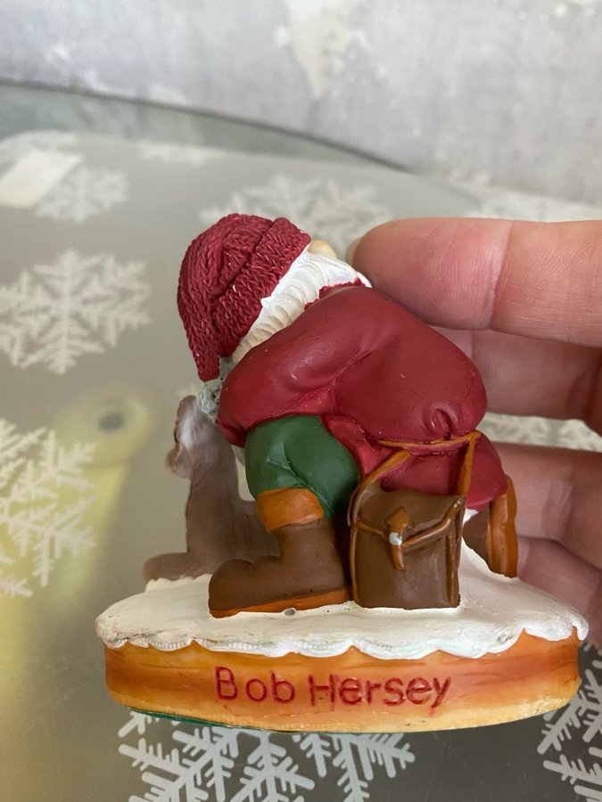 Bob Hersey Julfigur Tomte med Rensa