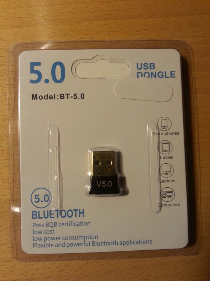 OANVÄND! Bluetooth 50 dongle dongel blåtand