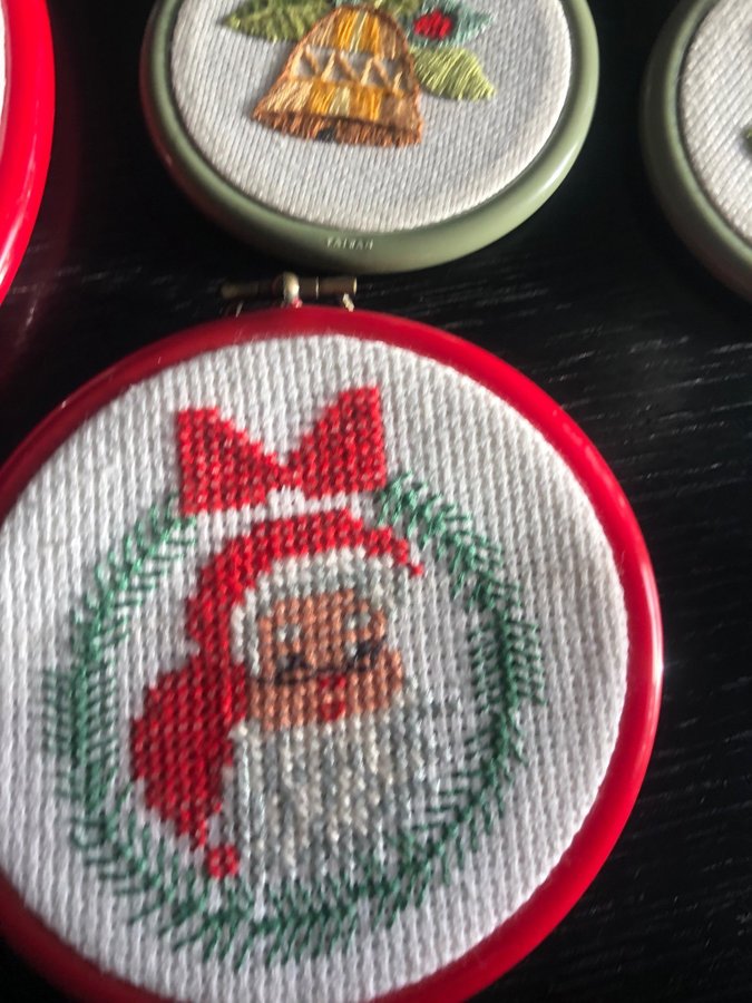 Julmotiv Broderade