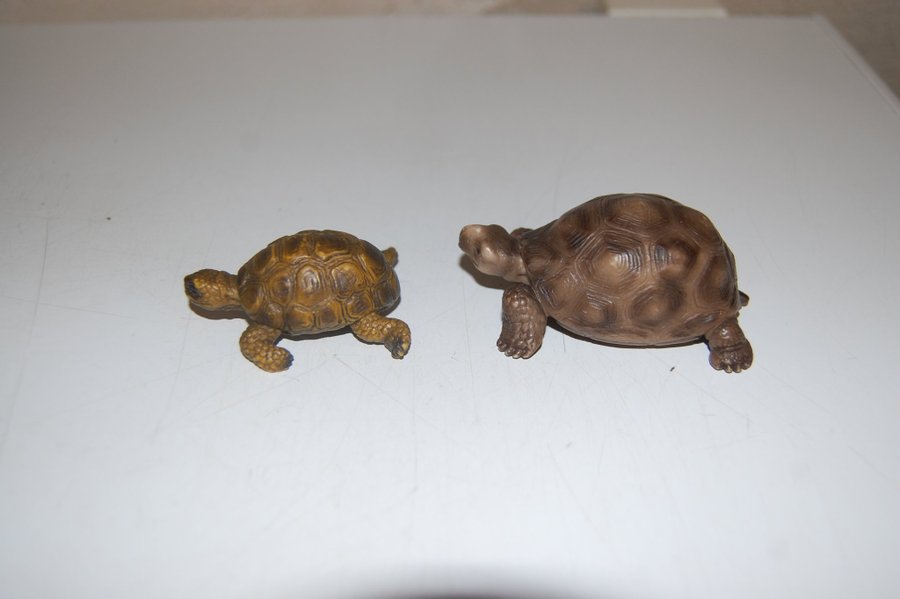 2 Schleich sköldpaddor