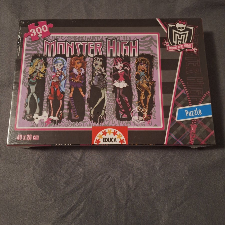 Pussel 300 bitar Monster High Ny/Inplastad