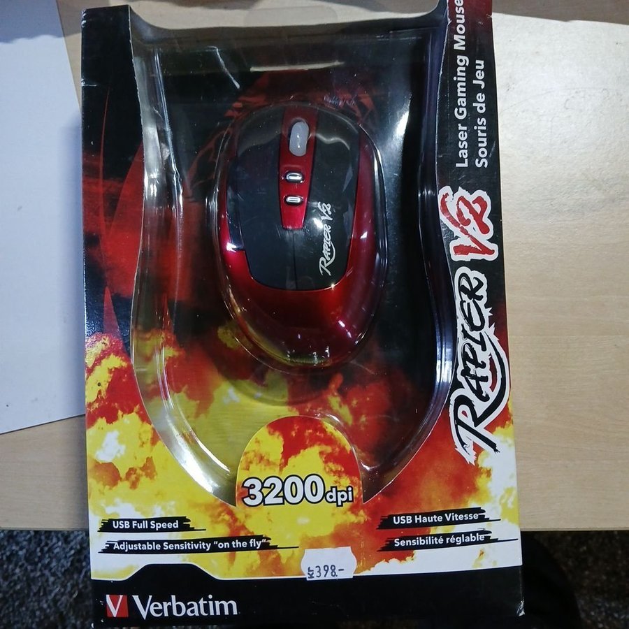 Verbatim Rapier V2 Laser Gaming Mouse