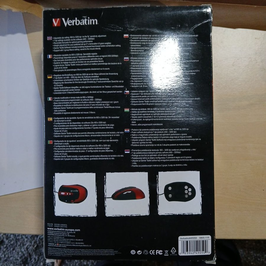 Verbatim Rapier V2 Laser Gaming Mouse