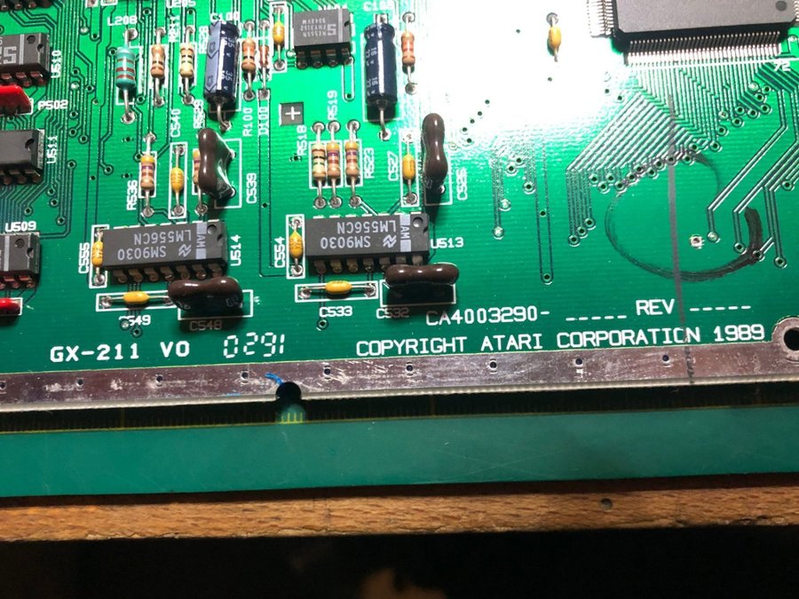 Atari 520 STe Mainboard Deldonator Kanske fungerar..