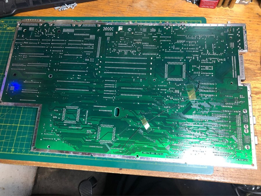 Atari 520 STe Mainboard Deldonator Kanske fungerar..