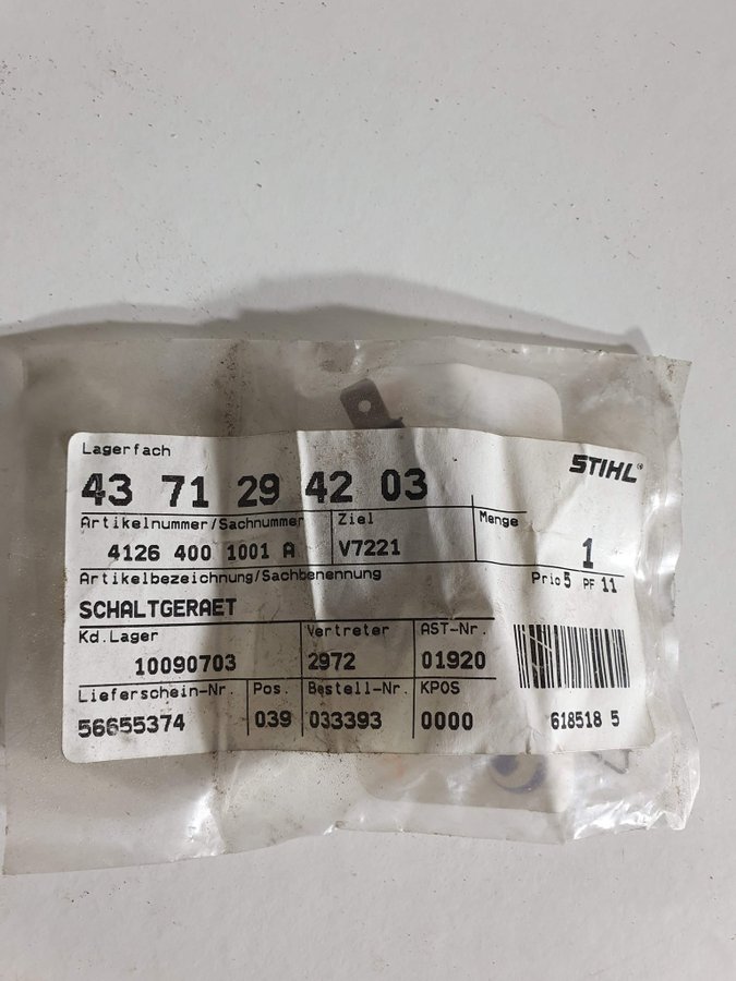 TRANSISTOR enhet till STIHL FS86 FS88