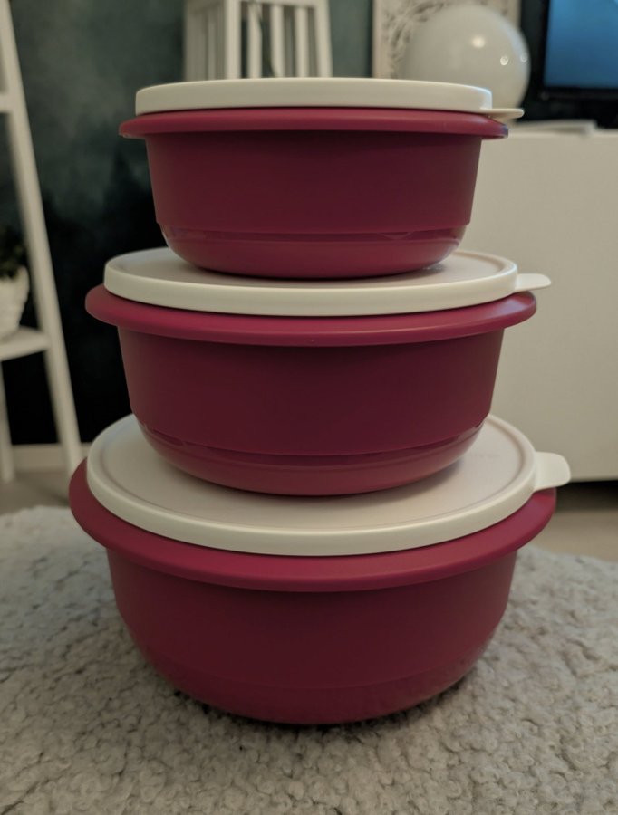 Tupperware - 3st Vispskålar - Nya!