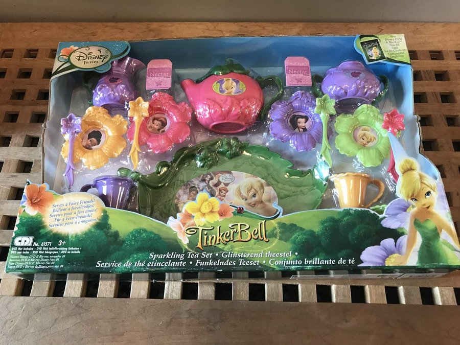 Disney Fairies Teservis - Tingeling servis i Plast stor