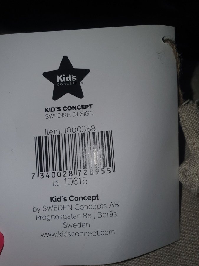 Vadderad lek ligg matta från Kids Concept