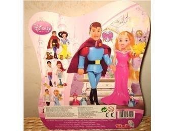 Disney Princess Mini - Törnrosa Docka + Prins  Djur