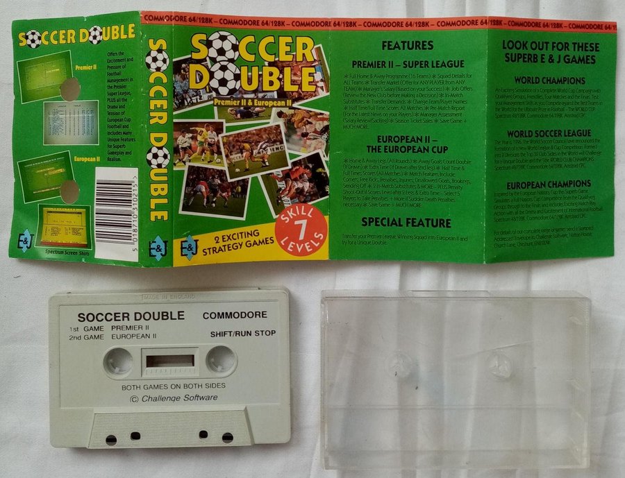 Soccer Double (EJ Software) - Commodore 64/C64 Spel