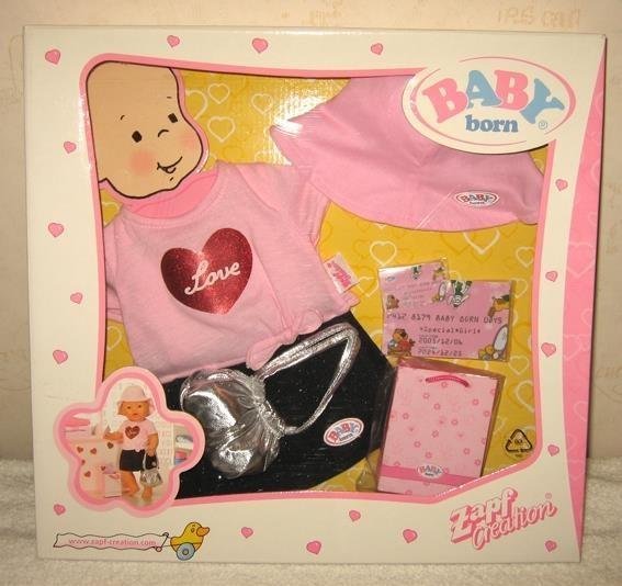 Baby Born - Shoppingset  Kläder Till Docka