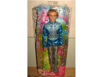 Barbie KEN - Prins Docka med Blå Kavaj  Silver Byxor