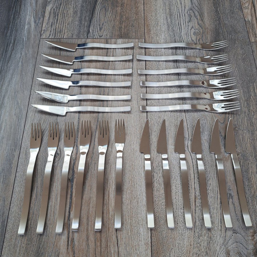 GENSE ACROBAT fish cutlery set for 12 persons, not used