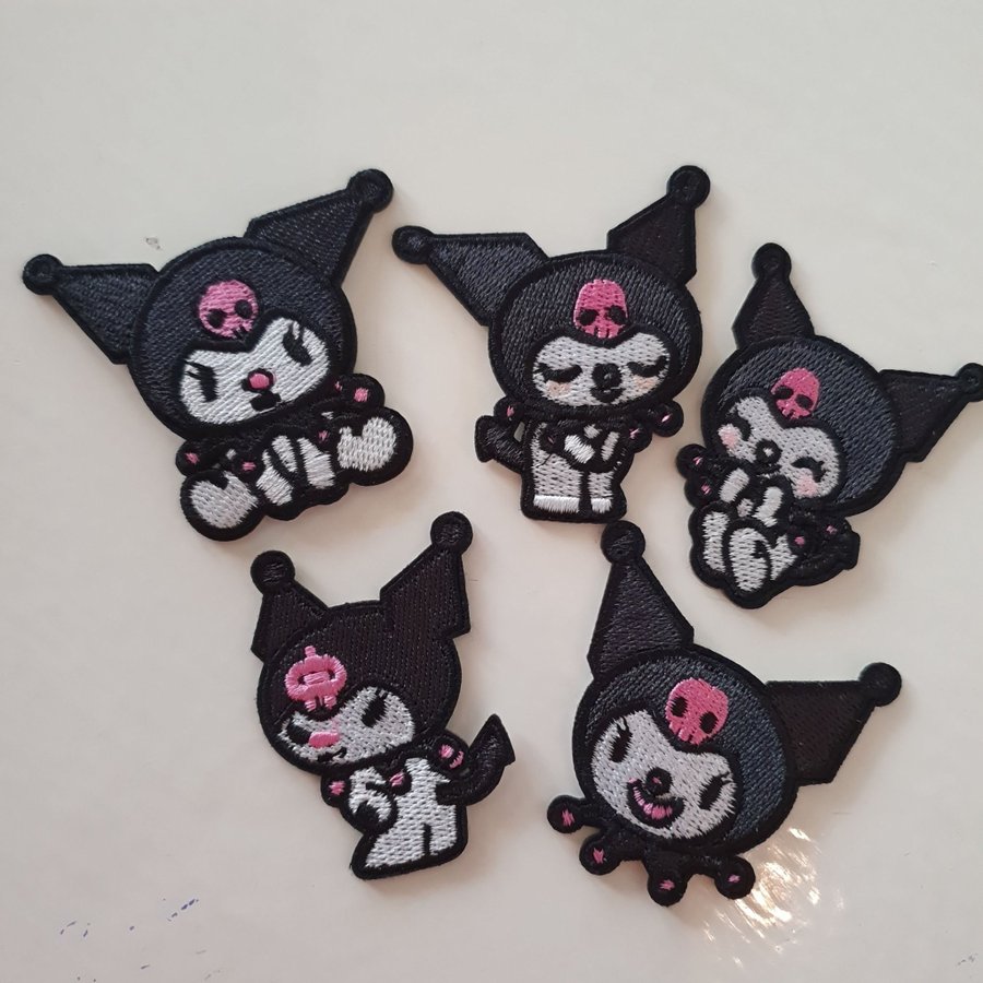 5 st Kuromi lappar