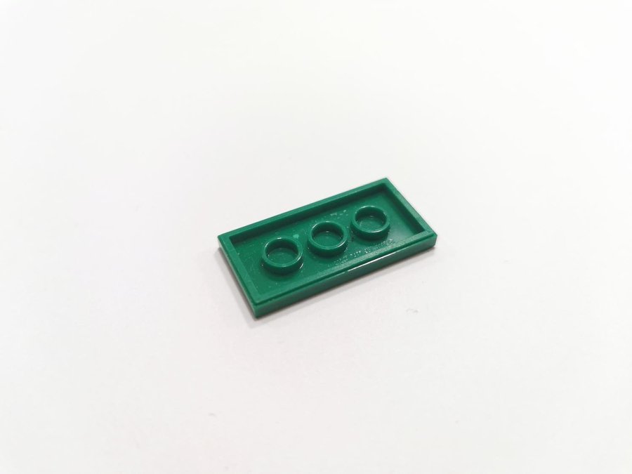 Lego - tile - slät - bas - 2x4 - part 87079 - grön