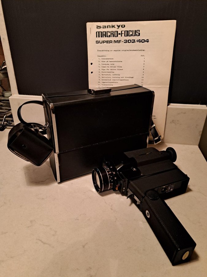 Sankyo Super 8 Filmkamera från 1973