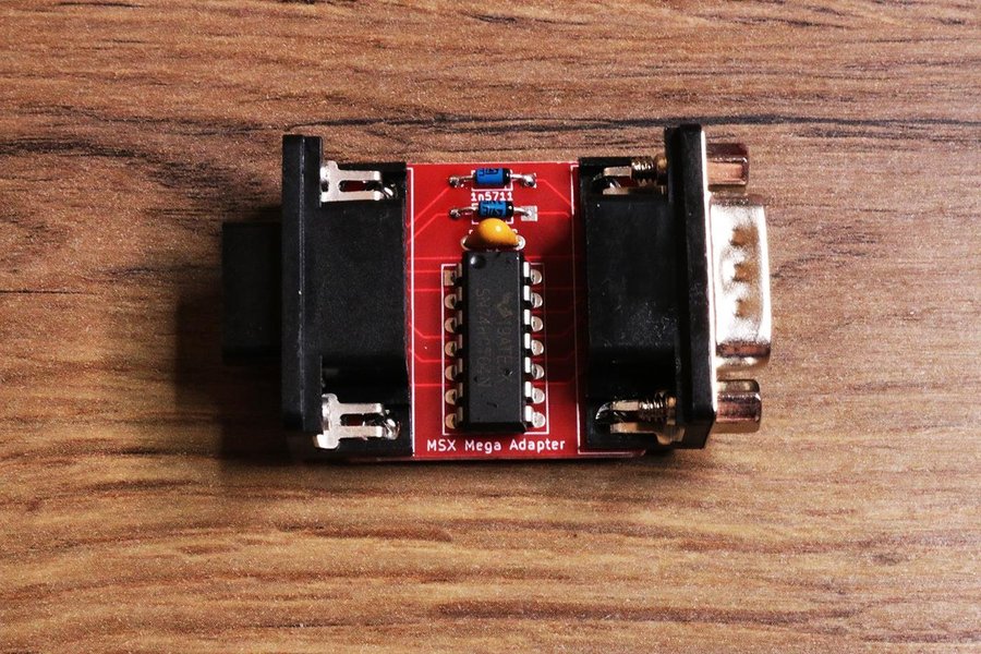 MSX Mega Drive Controller adapter - använd MD kontroll på MSX - megadrive
