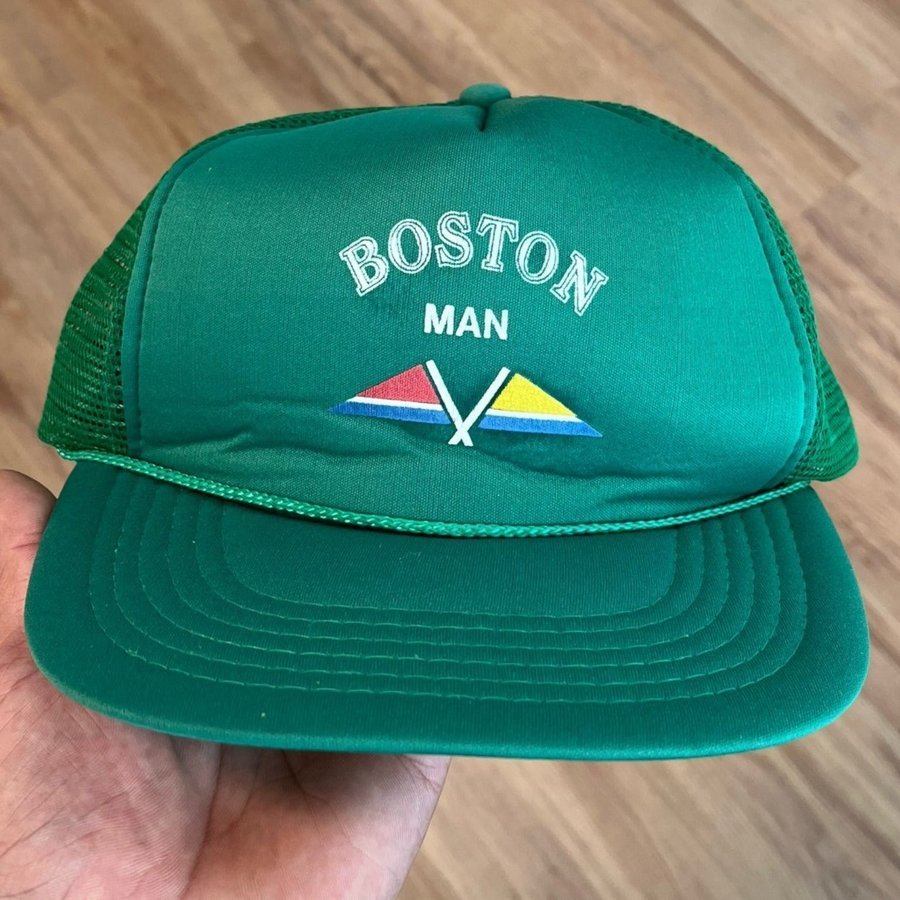 Vintage Keps ”BOSTON MAN” SnapBack Oldschool