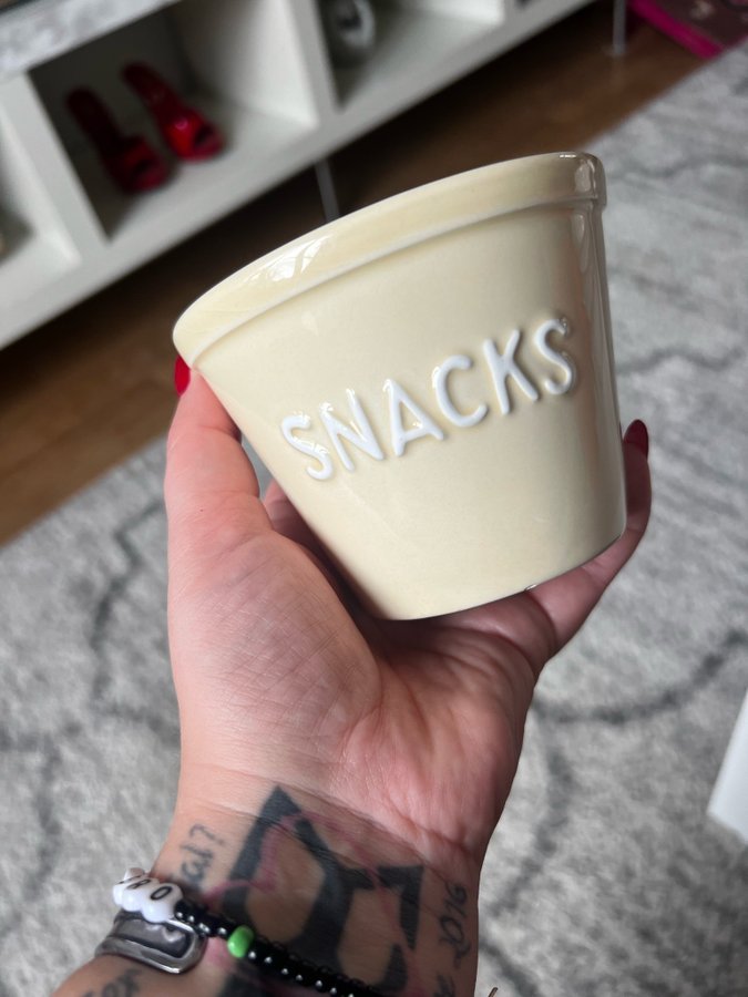 Snacks skål bruka design