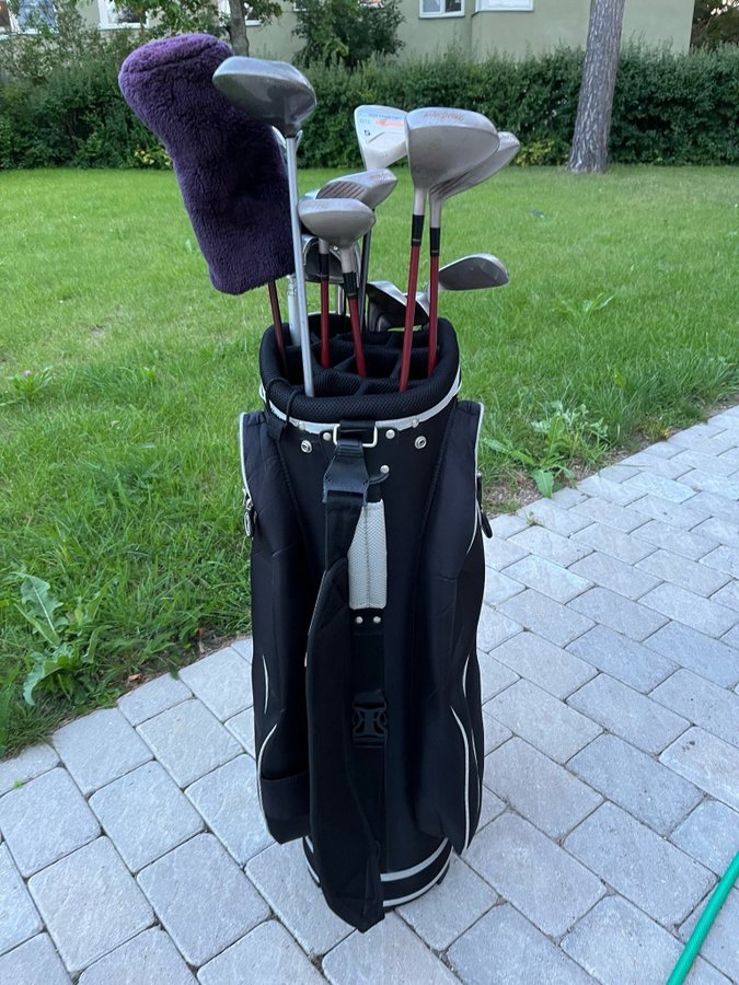 Golfset med väska