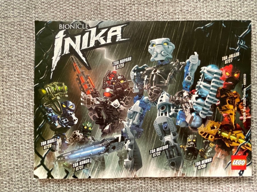 LEGO Bionicle 8727 Manual/ Beskrivning