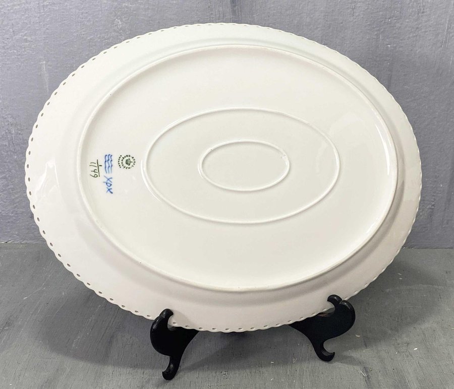 KUNGLIG DANSK - ROYAL COPENHAGEN MUSSELMALET HELTLOND SERVERINGSFAT FAT 1/1149