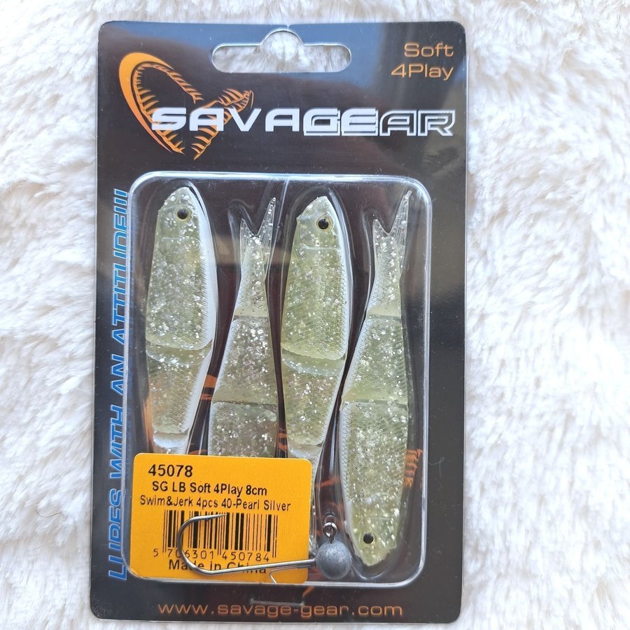 Savage Gear Soft 4Play 8cm swim jerk med 25g Jigghead