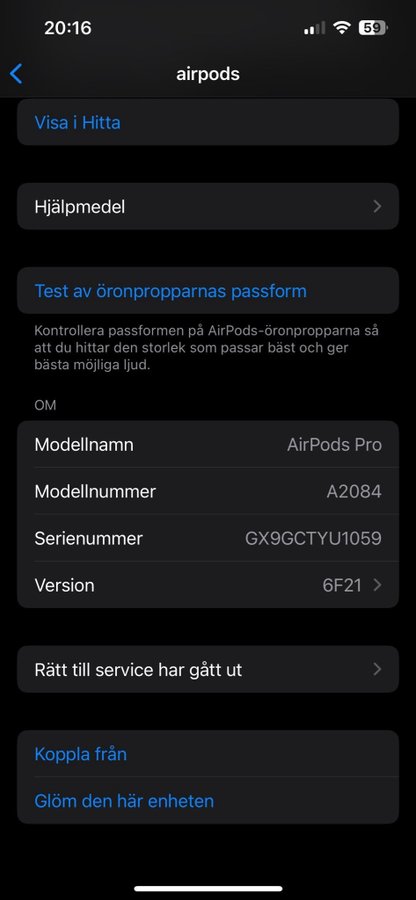 Appel AirPods Pro Gen 1