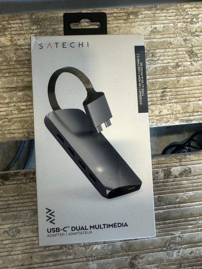 Satechi USB-C Dual Multimedia Adapter