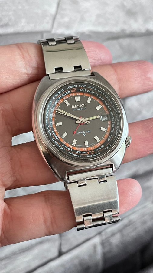 Seiko World Time Automatisk Herrklocka