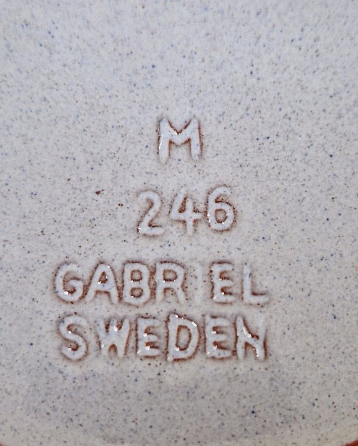 Gabriel Sweden 6 assietter i gott skick