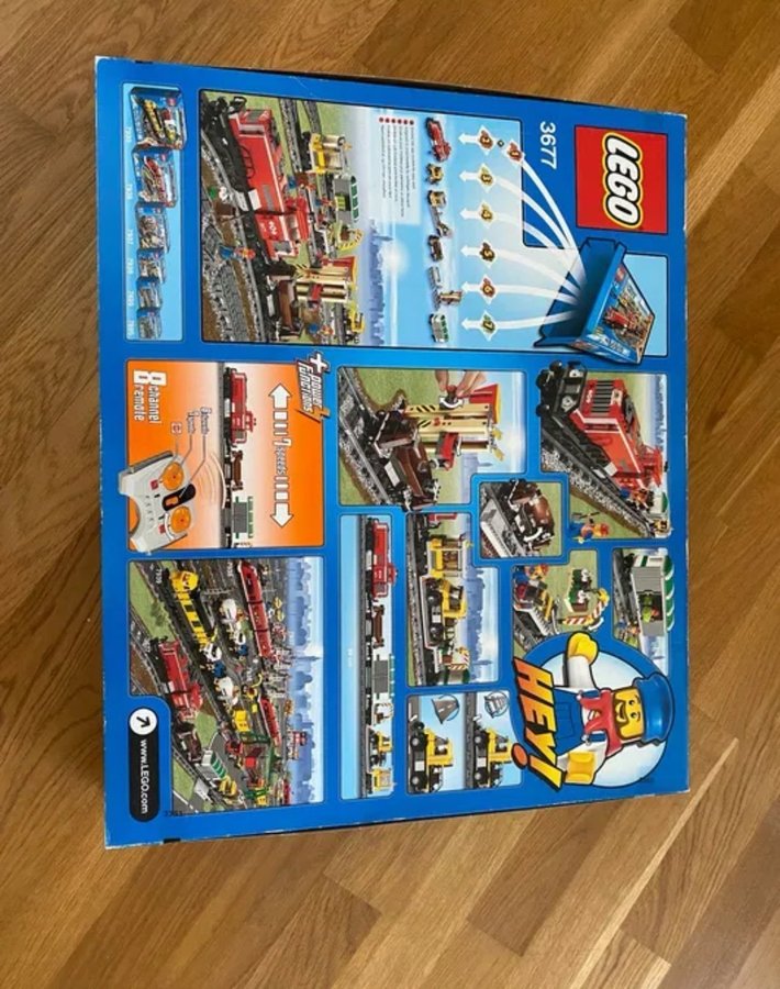 LEGO City 3677 - Tågset med fjärrkontroll