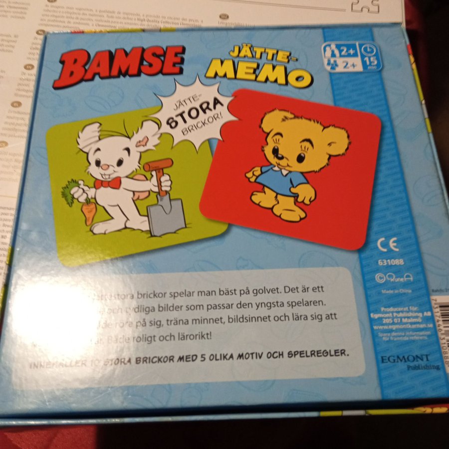 Bamse Jätte-Memo