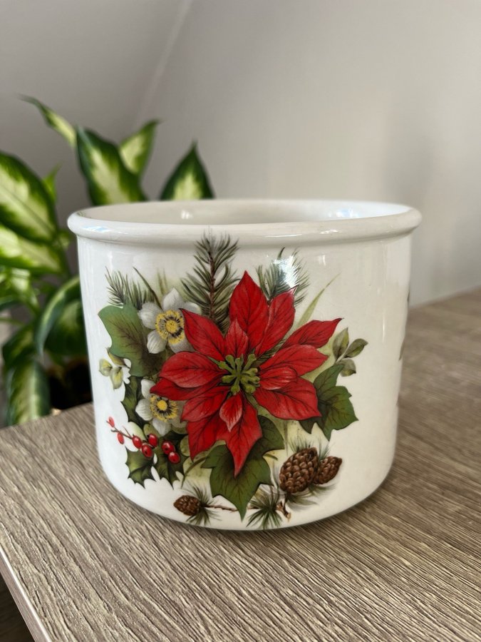 Portmeirion Pottery Julblomma Kruka