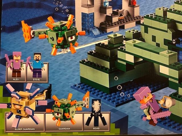 LEGO Minecraft 21136 "The Ocean Monument" - från 2017 oöppnad / förseglad!