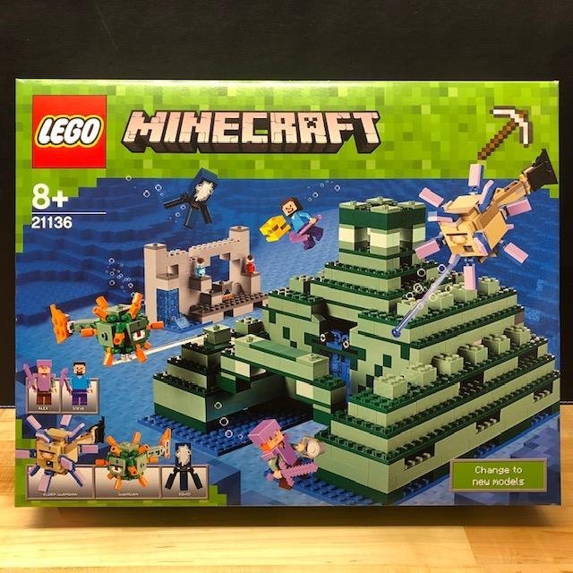 LEGO Minecraft 21136 "The Ocean Monument" - från 2017 oöppnad / förseglad!
