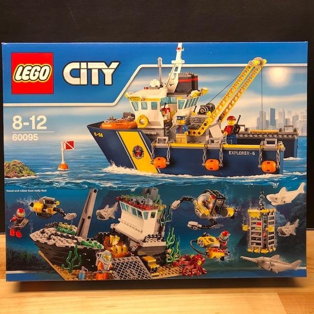 LEGO City 60095 "Deep Sea Exploration Vessel" - från 2015 oöppnad / förseglad!