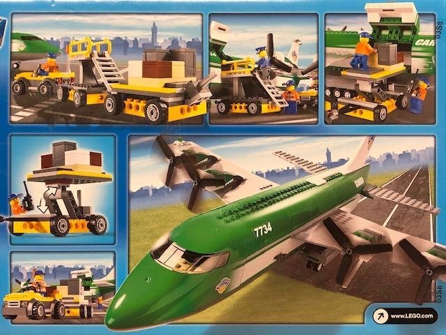 LEGO City 7734 "Cargo Plane" - från 2008 oöppnad /förseglad!