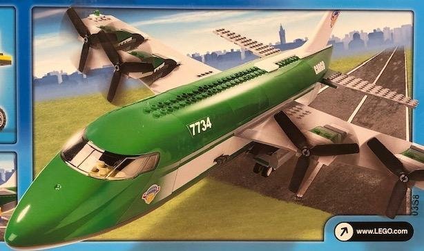 LEGO City 7734 "Cargo Plane" - från 2008 oöppnad /förseglad!