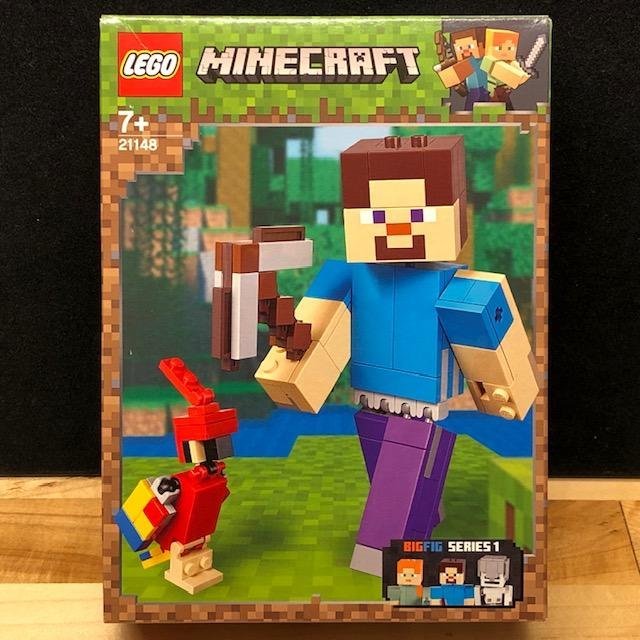 LEGO Minecraft 21148 "BigFig Steve med papegoja" - från 2019 oöppnad!